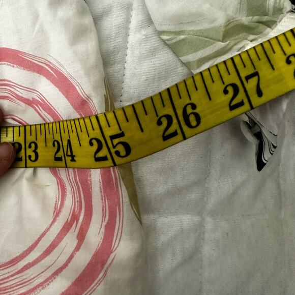 WALTER Womens Dress 4 Off Shouder Abstract Artsy Cotton Silk Summer Coastal - Picture 9 of 11